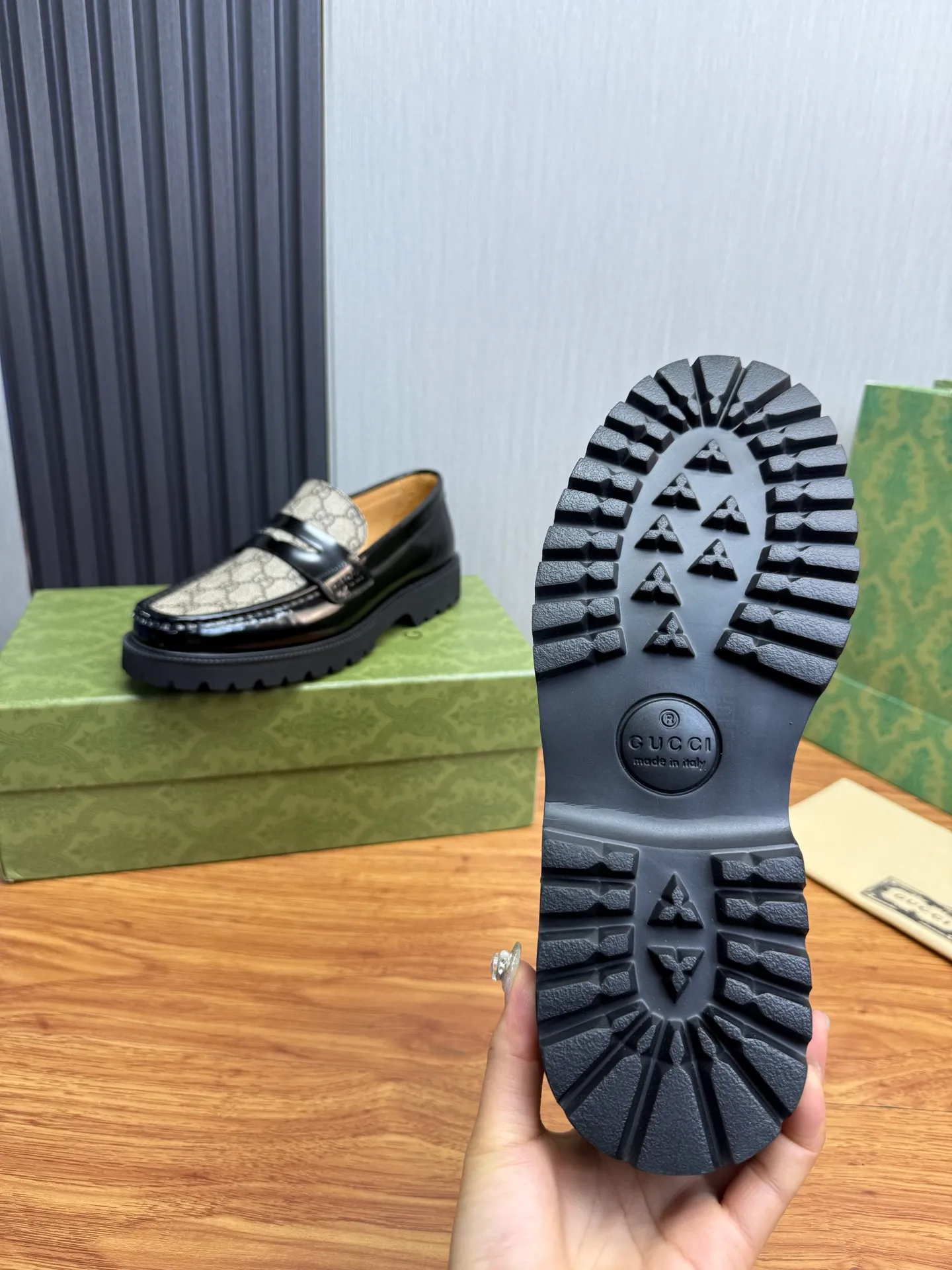 Factory price 580💰 GUCCI. Gucci men's business casual leather shoes, luxurious and noble👞All imported original brand leather materials, just to create a more comfortable wearing experience, upper: original cowhide. Frosted cowhide➕Imported full cowhide, original outsole✔️16-45 (45 non-refundable)